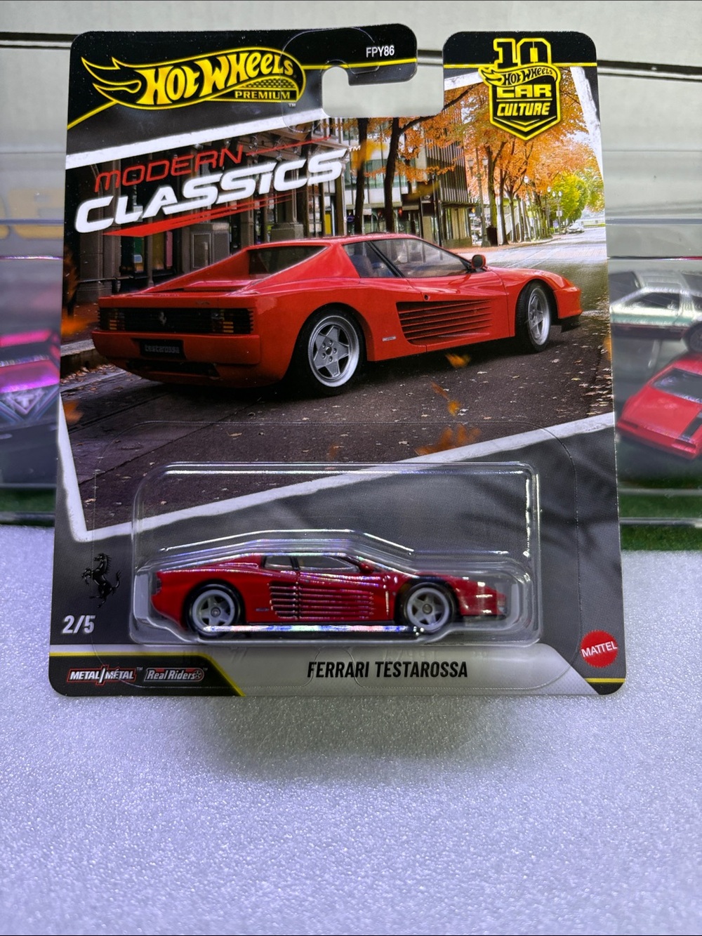 Hot Wheels Premium modern classics Ferrari Testarossa - Red